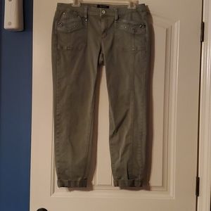WHBM Green Capris Size 8